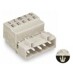 Connecteur mâle 2,5mm2 gris ref. 721-602/018-000 Wago