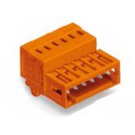 Connecteur mâle 1,5mm2 orange ref. 734-332/018-000 Wago