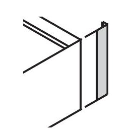 Equerre d'habillage 3U x2 ref. 24561198 Schroff