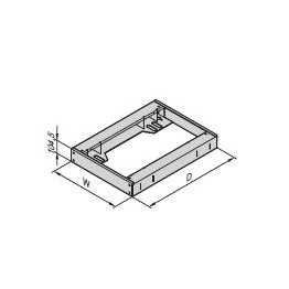 Socle baie 800x600mm ref. 23130456 Schroff