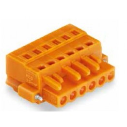 Connecteur femelle orange ref. 231-302/107-000 Wago