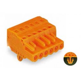 Connecteur femelle Orange ref. 231-303/008-000 Wago