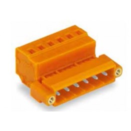 Connecteur mâle 2,5 mm2 orange ref. 231-632/109-000 Wago