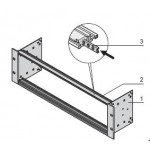 Boitier 19'' 3U 84F P 115,5mm ref. 24563100 Schroff