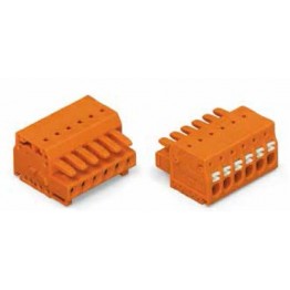 Connecteur femelle orange ref. 2734-202 Wago